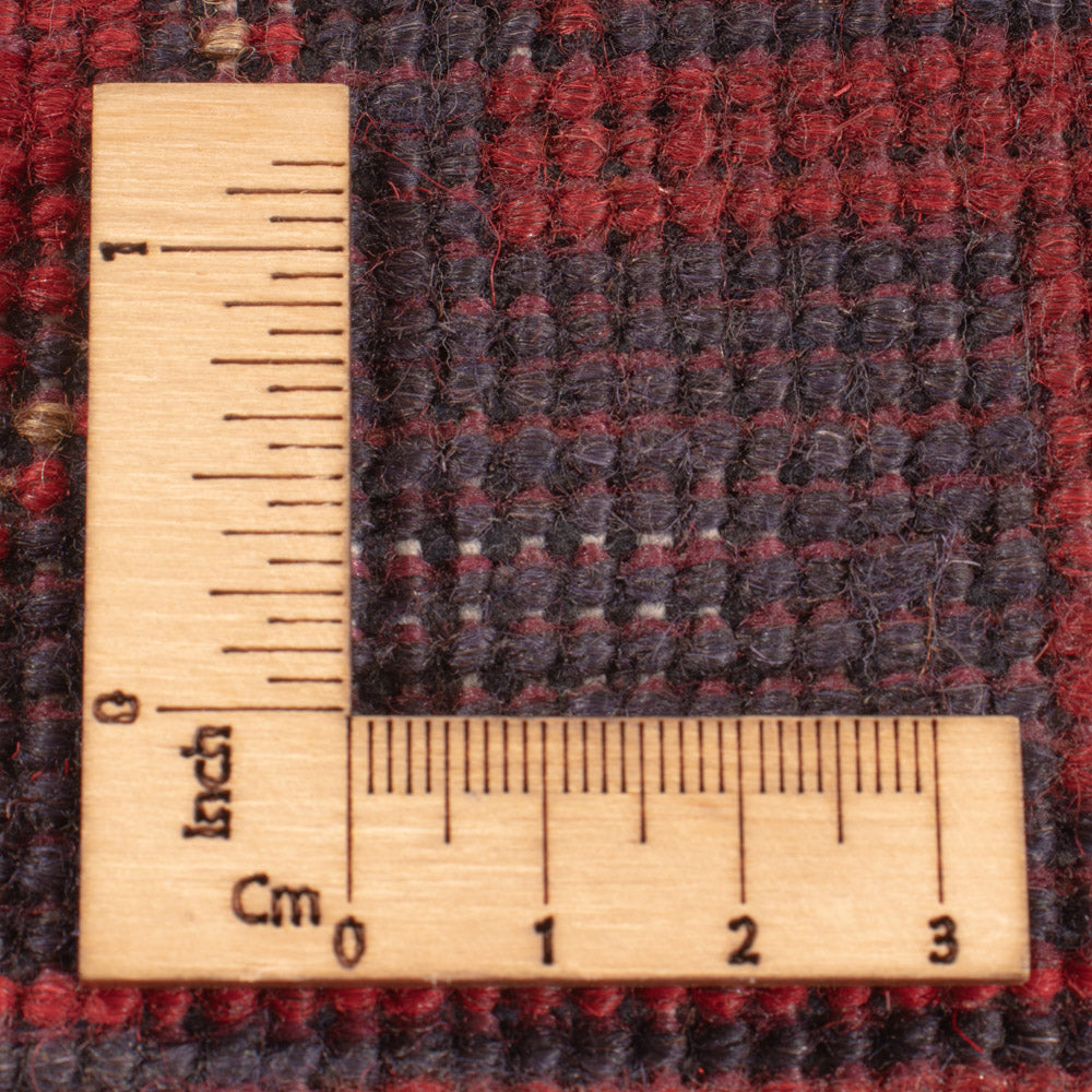 Afghansk matta - Kunduz - 233 x 171 cm - röd