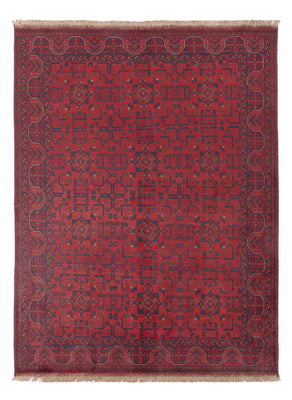 Afghansk matta - Kunduz - 234 x 171 cm - röd