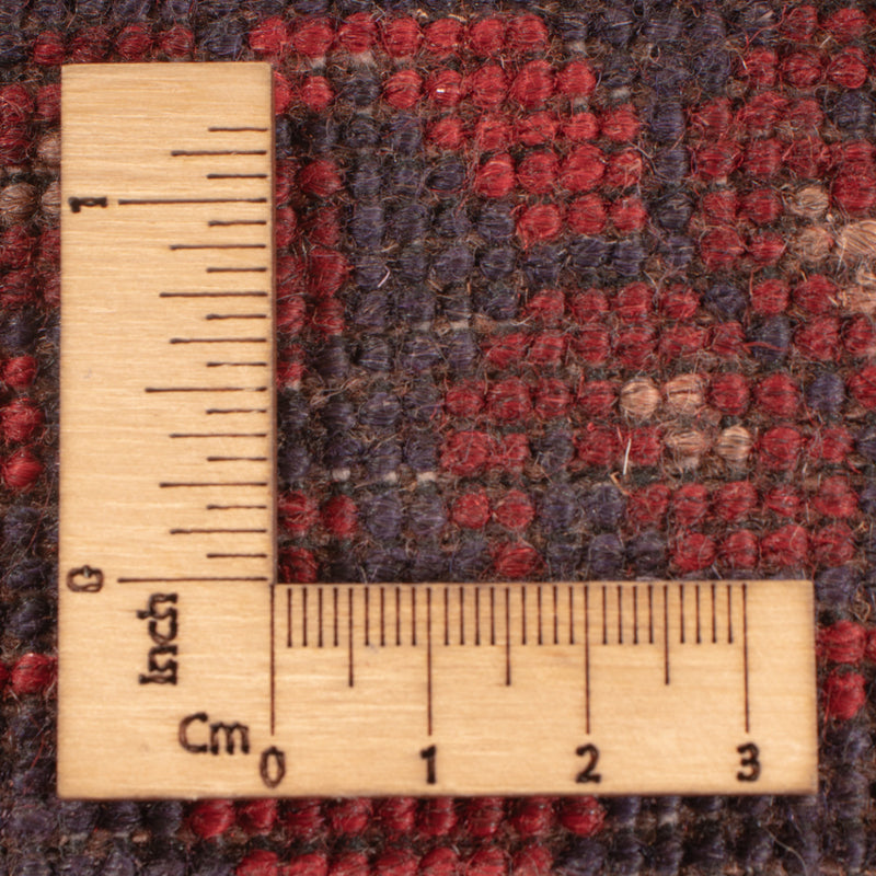 Afghansk matta - Kunduz - 234 x 171 cm - röd