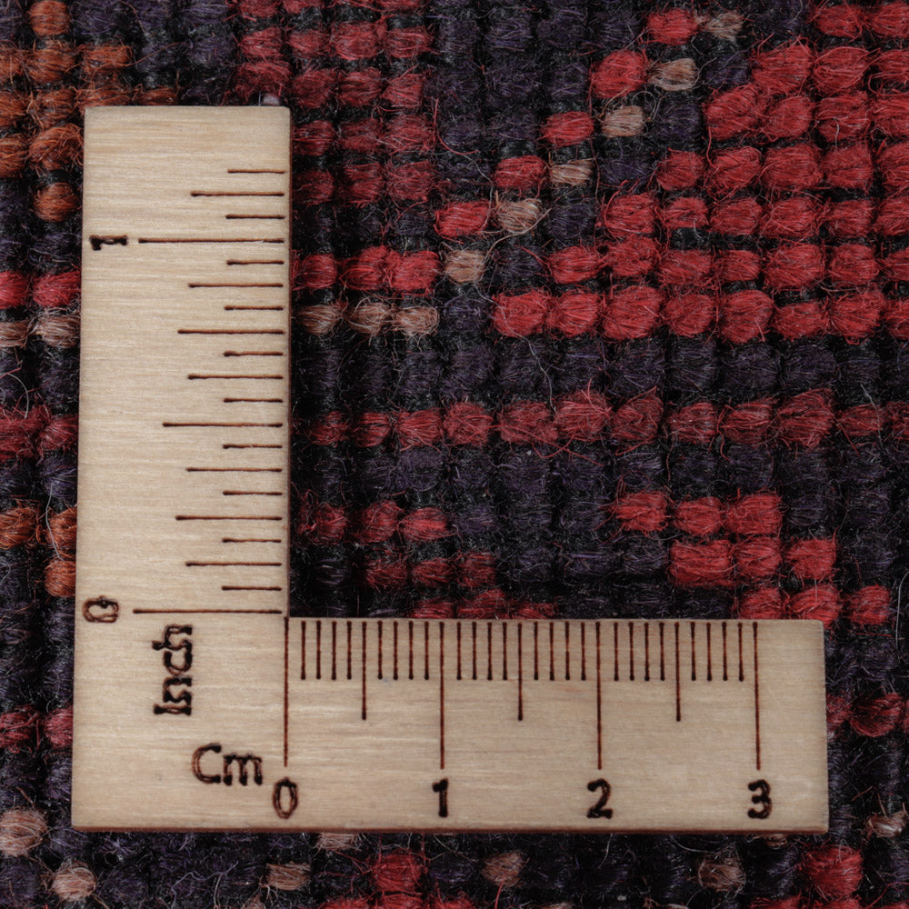 Afghansk matta - Kunduz - 197 x 146 cm - röd