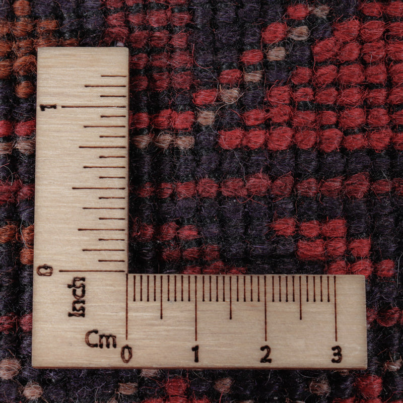 Afghansk matta - Kunduz - 197 x 146 cm - röd