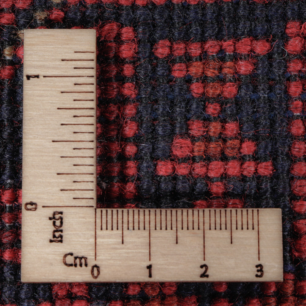 Afghansk matta - Kunduz - 205 x 147 cm - röd