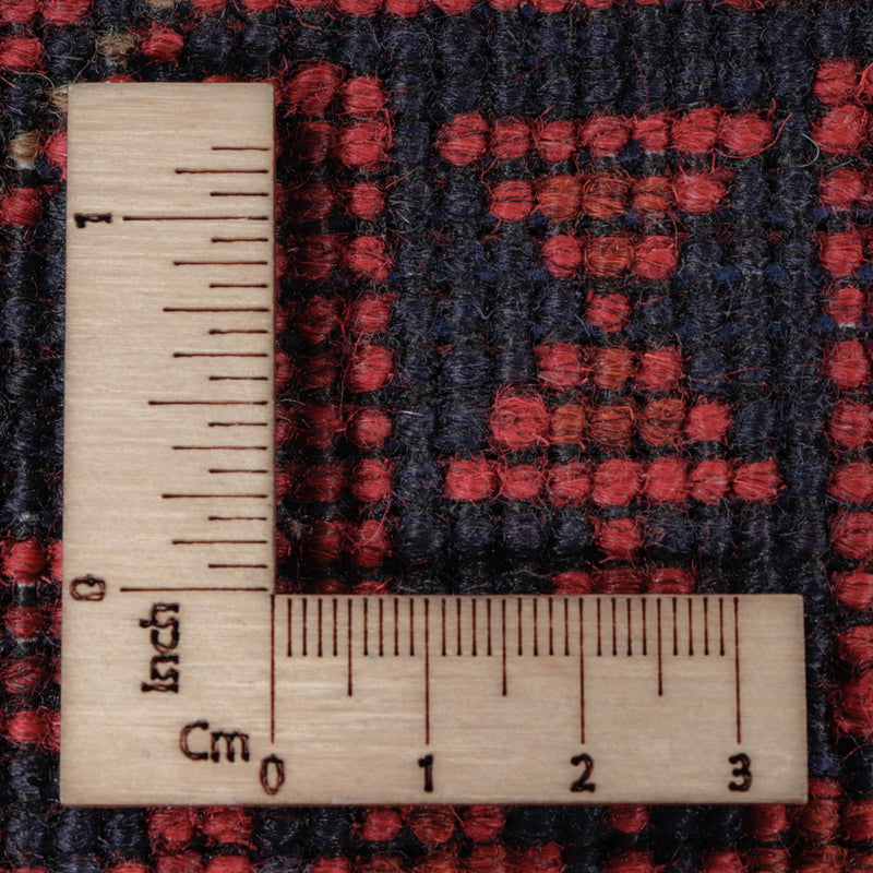 Afghansk matta - Kunduz - 205 x 147 cm - röd