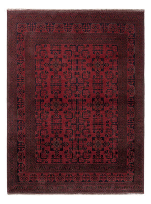 Afghansk matta - Kunduz - 206 x 151 cm - röd