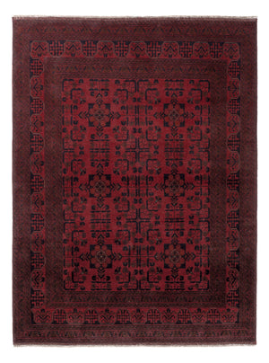 Afghansk matta - Kunduz - 206 x 151 cm - röd
