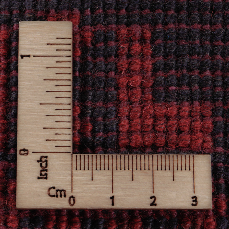 Afghansk matta - Kunduz - 206 x 151 cm - röd