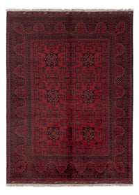 Afghansk matta - Kunduz - 200 x 145 cm - röd