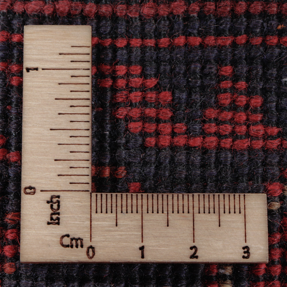 Afghansk matta - Kunduz - 200 x 145 cm - röd