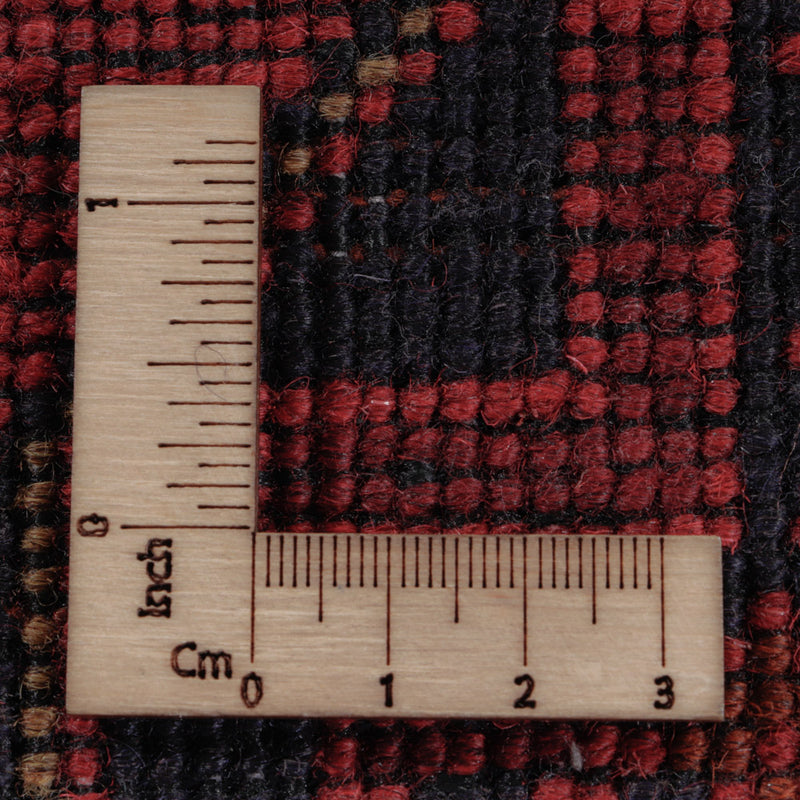 Afghansk matta - Kunduz - 202 x 146 cm - röd