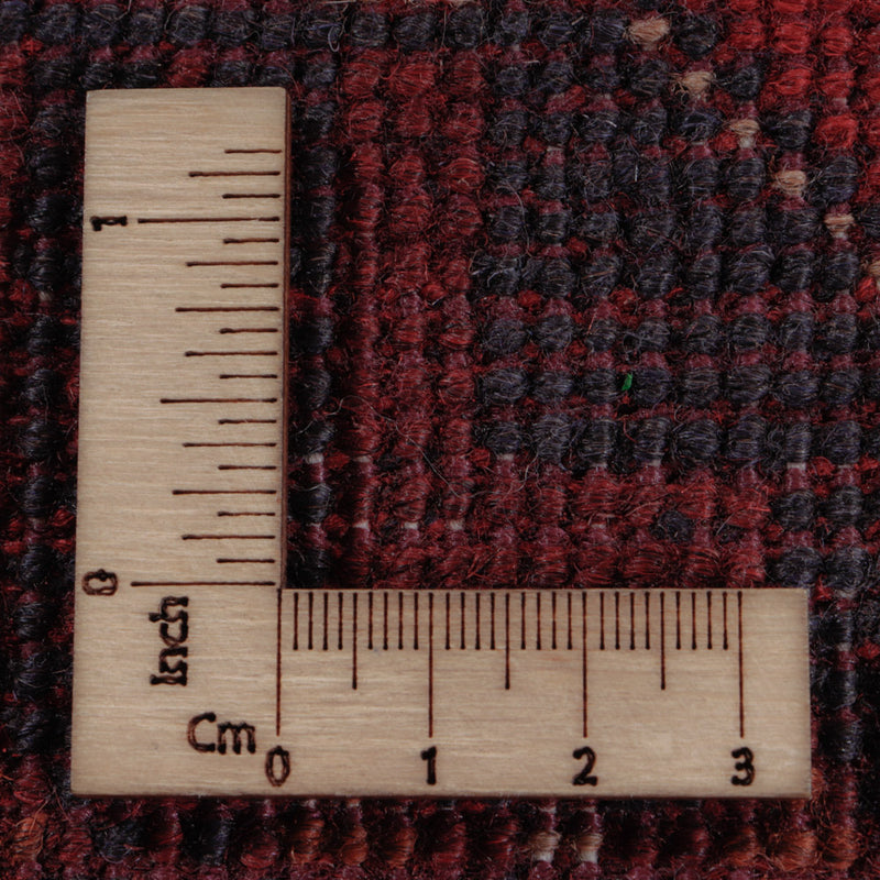 Afghansk matta - Kunduz - 203 x 149 cm - röd