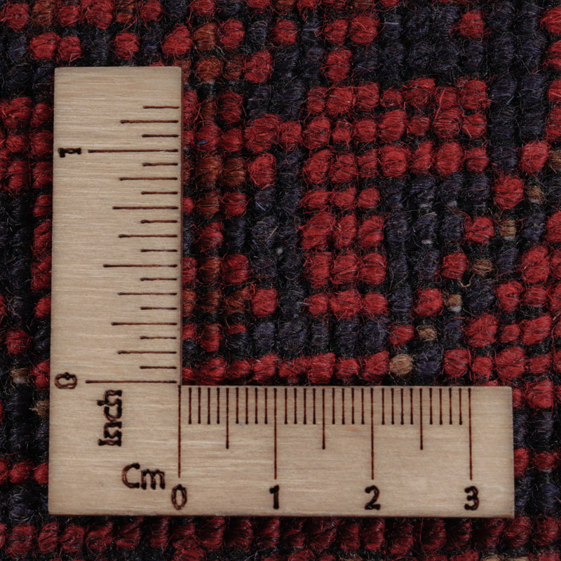 Afghansk matta - Kunduz - 200 x 151 cm - röd