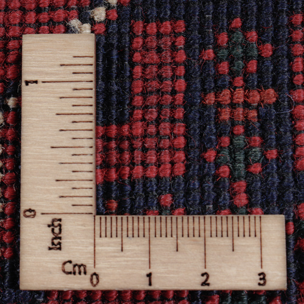 Afghansk matta - Kunduz - Kungliga - 199 x 150 cm - röd