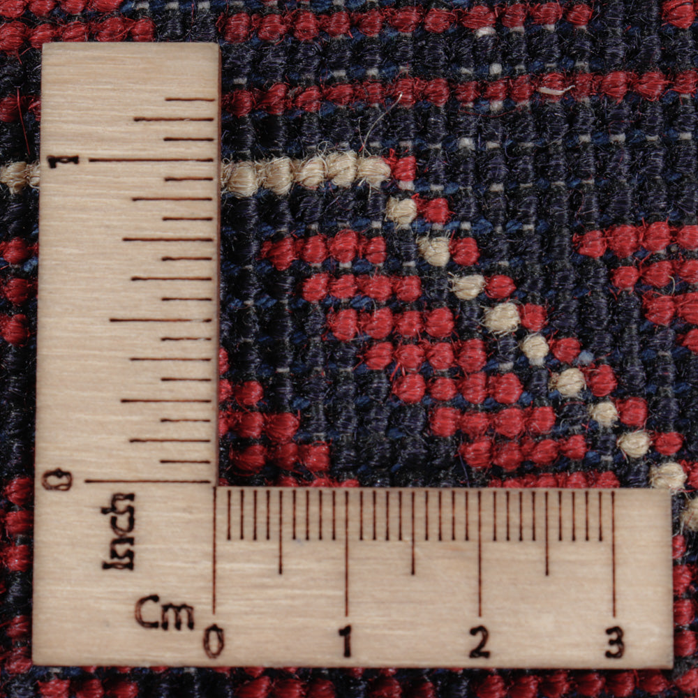 Afghansk matta - Kunduz - Kungliga - 195 x 153 cm - röd