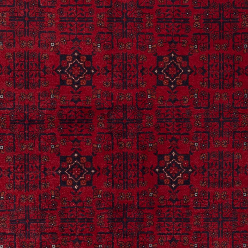 Afghansk matta - Kungliga - 257 x 176 cm - röd