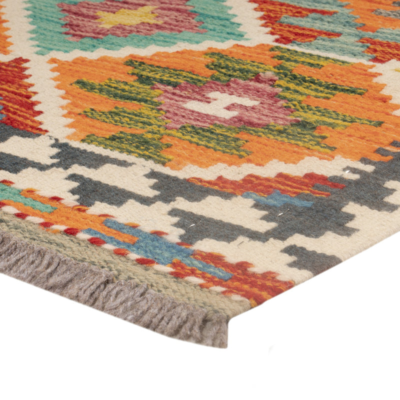 Kelim Carpet - Splash - 115 x 76 cm - flerfärgad