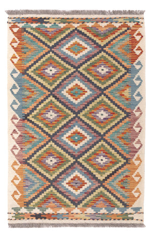 Kelim Carpet - Splash - 121 x 78 cm - flerfärgad