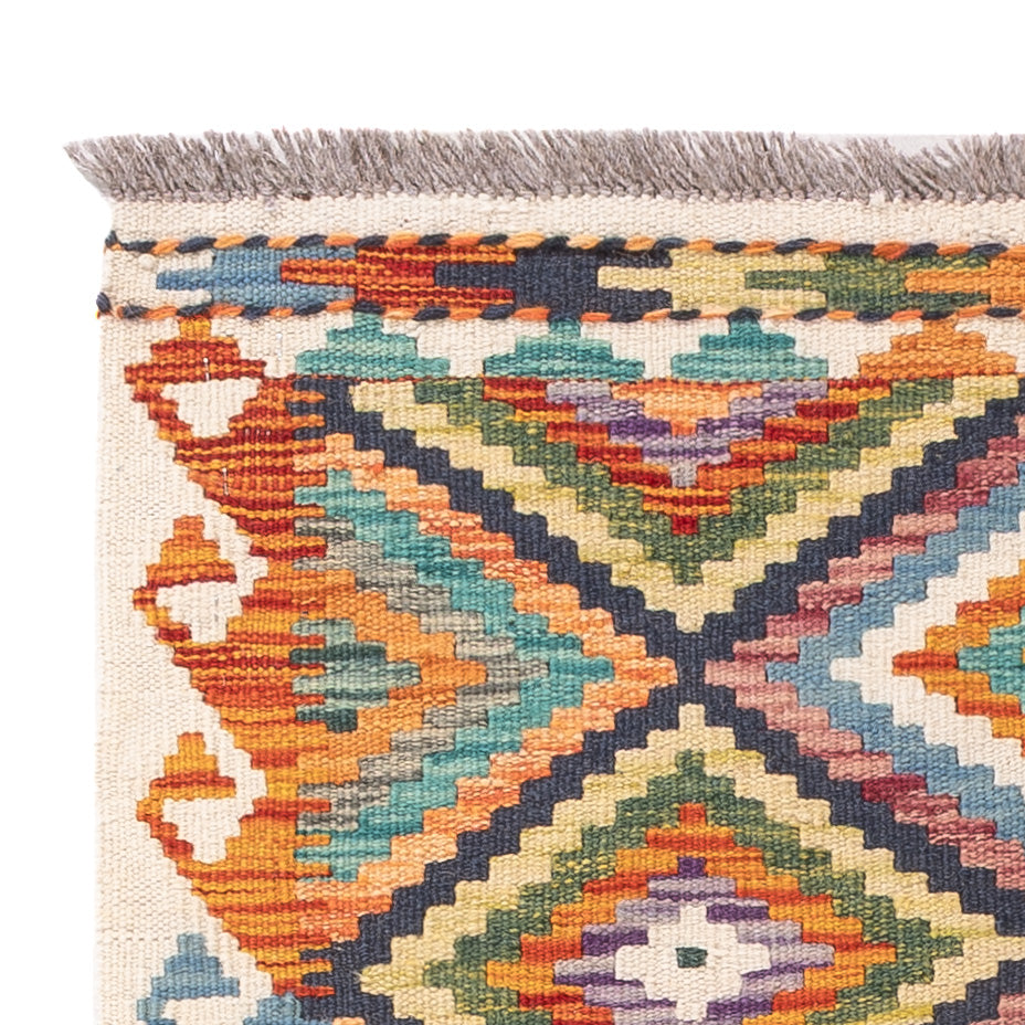 Kelim Carpet - Splash - 121 x 78 cm - flerfärgad