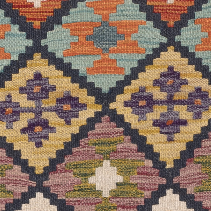 Kelim Carpet - Splash - 129 x 81 cm - flerfärgad