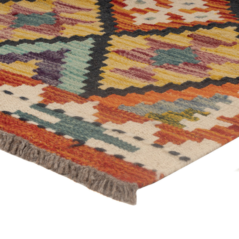 Kelim Carpet - Splash - 129 x 81 cm - flerfärgad