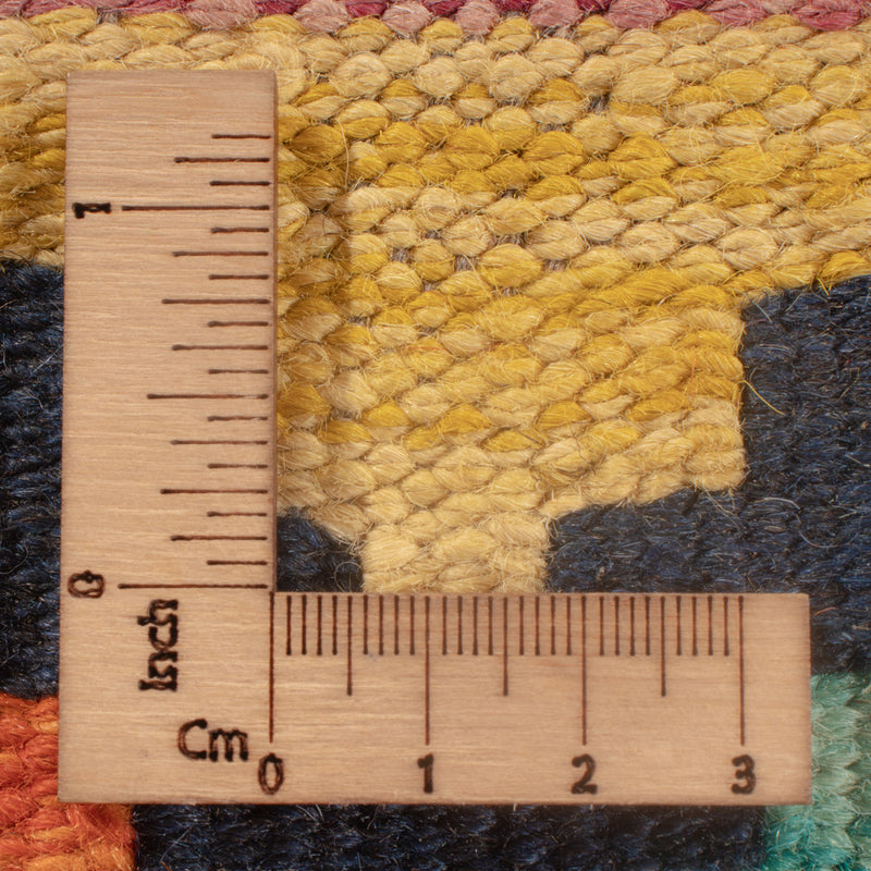 Kelim Carpet - Splash - 129 x 81 cm - flerfärgad