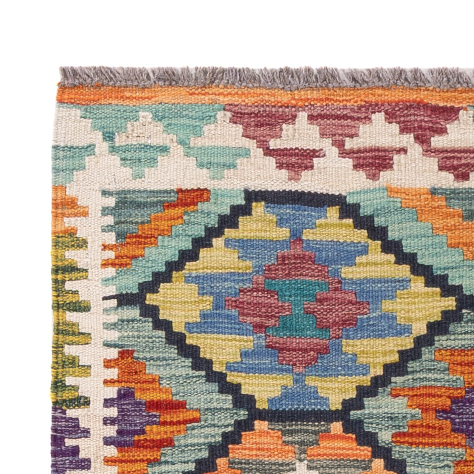 Kelim Carpet - Splash - 124 x 81 cm - flerfärgad