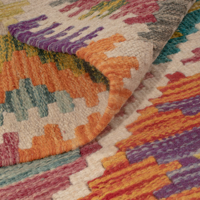 Kelim Carpet - Splash - 119 x 86 cm - flerfärgad