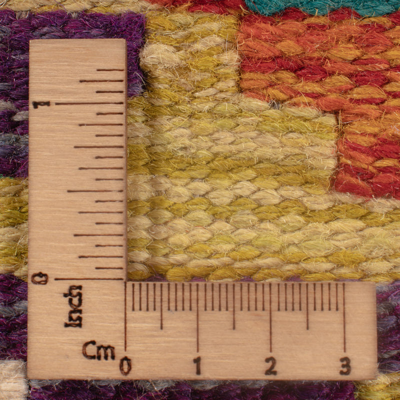 Kelim Carpet - Splash - 119 x 86 cm - flerfärgad