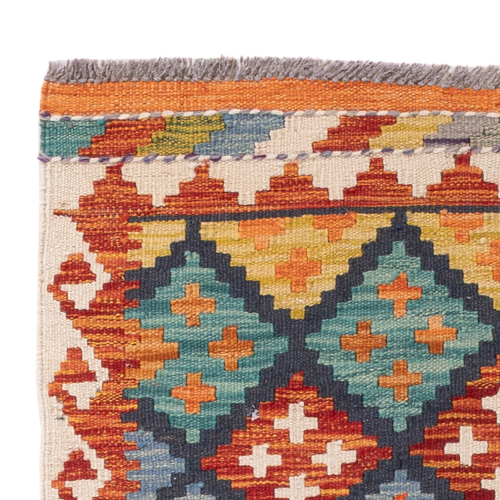 Kelim Carpet - Splash - 114 x 82 cm - flerfärgad