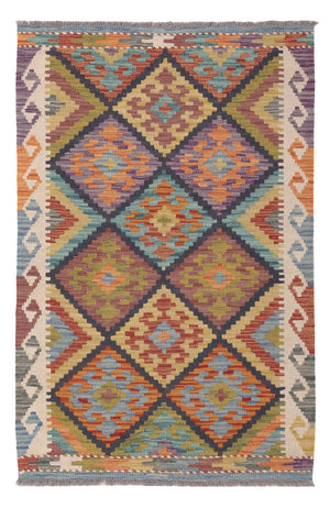 Kelim Carpet - Splash - 121 x 81 cm - flerfärgad