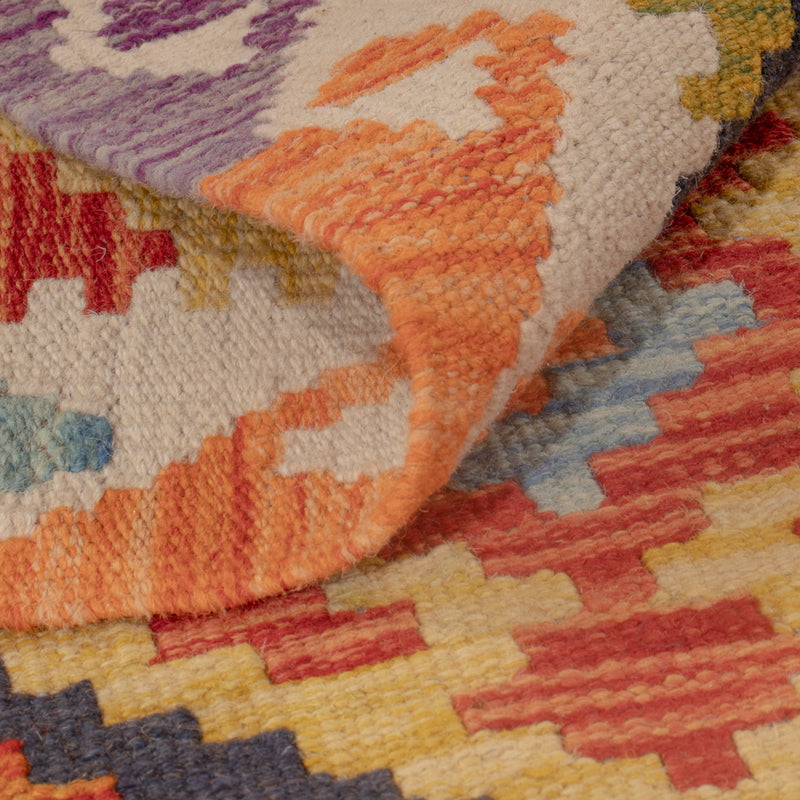 Kelim Carpet - Splash - 121 x 81 cm - flerfärgad