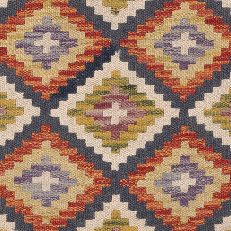 Kelim Carpet - Splash - 118 x 83 cm - flerfärgad