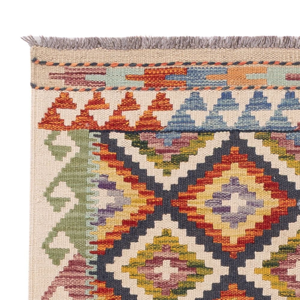 Kelim Carpet - Splash - 118 x 83 cm - flerfärgad