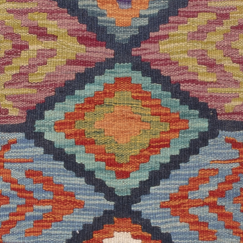 Kelim Carpet - Splash - 118 x 83 cm - flerfärgad