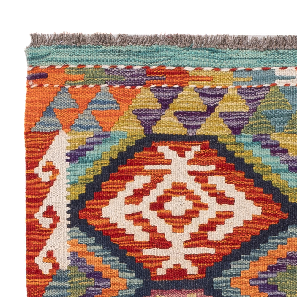 Kelim Carpet - Splash - 118 x 83 cm - flerfärgad