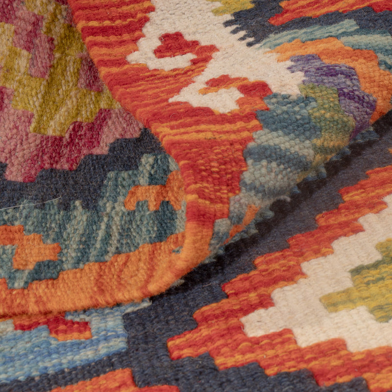 Kelim Carpet - Splash - 118 x 83 cm - flerfärgad