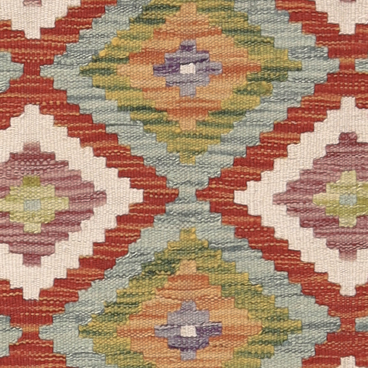 Kelim Carpet - Splash - 108 x 84 cm - flerfärgad