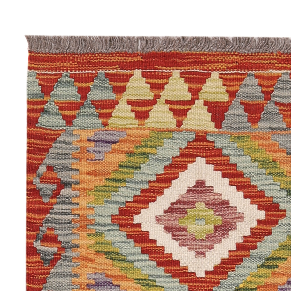 Kelim Carpet - Splash - 108 x 84 cm - flerfärgad