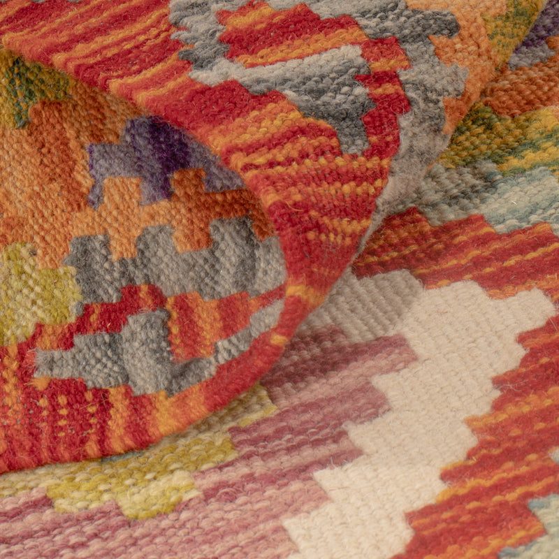 Kelim Carpet - Splash - 108 x 84 cm - flerfärgad