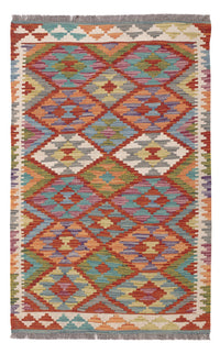 Kelim Carpet - Splash - 124 x 77 cm - flerfärgad