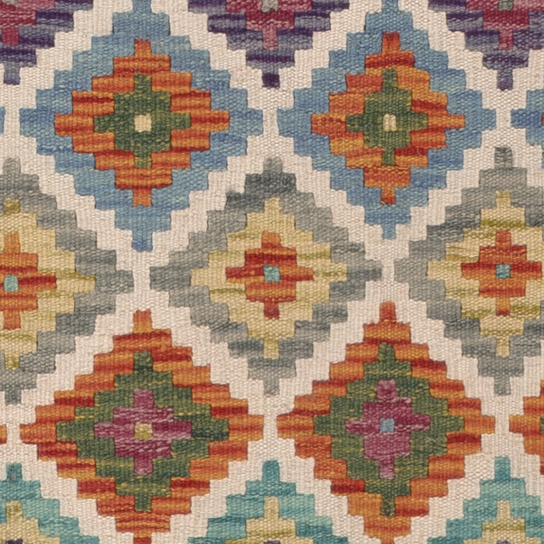 Kelim Carpet - Splash - 124 x 80 cm - flerfärgad