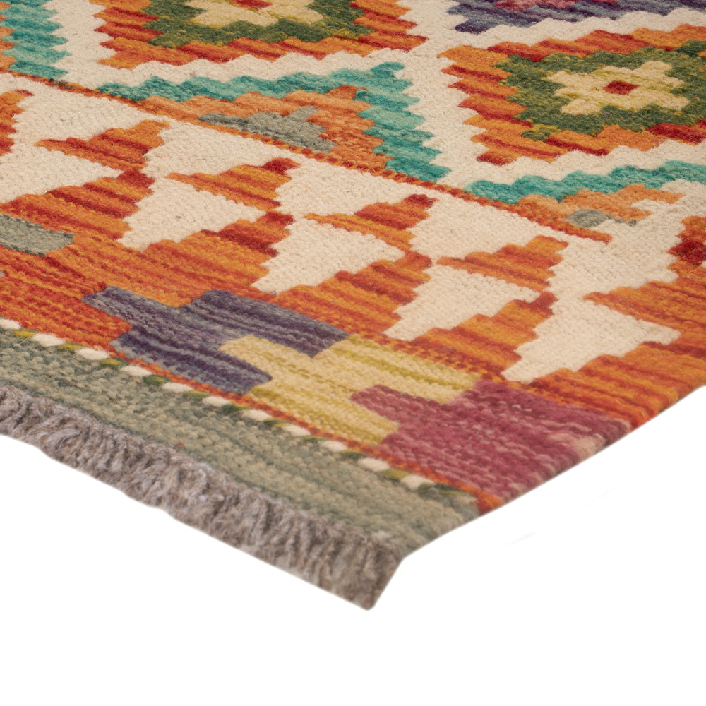 Kelim Carpet - Splash - 124 x 80 cm - flerfärgad