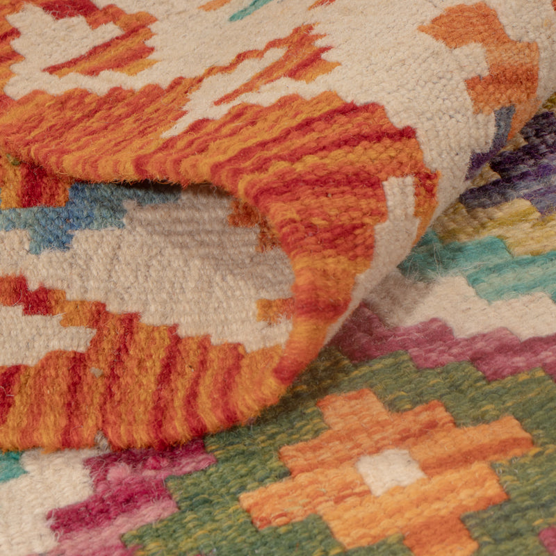 Kelim Carpet - Splash - 124 x 80 cm - flerfärgad