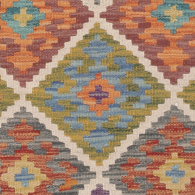 Kelim Carpet - Splash - 122 x 81 cm - flerfärgad