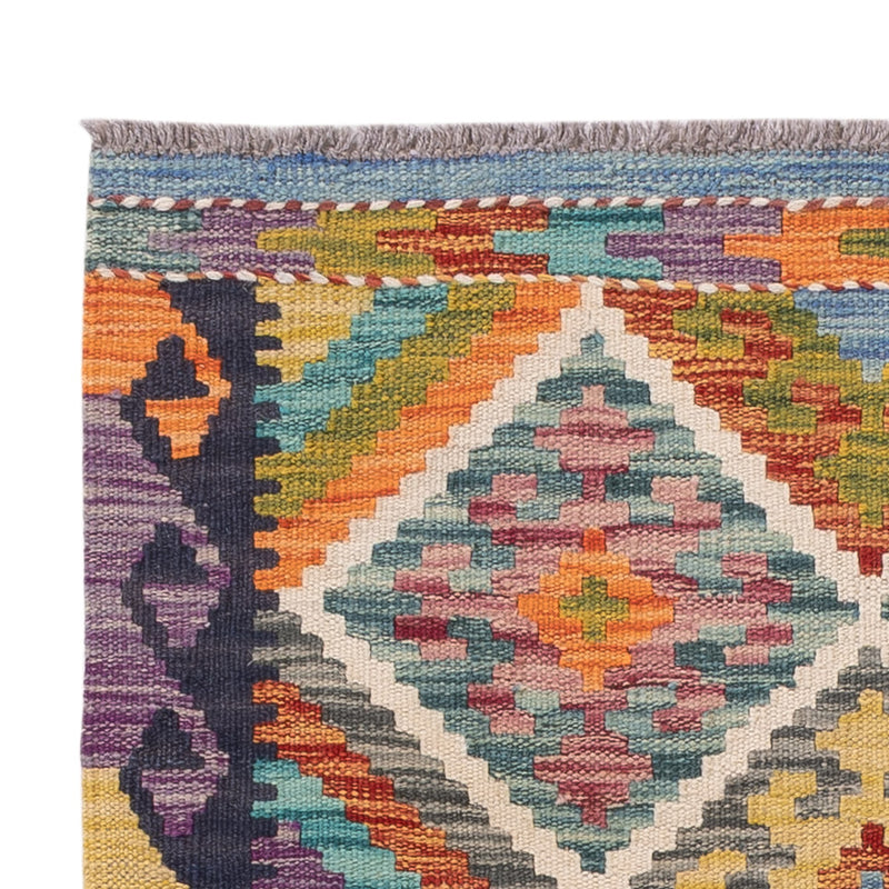 Kelim Carpet - Splash - 122 x 81 cm - flerfärgad