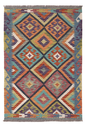 Kelim Carpet - Splash - 120 x 82 cm - flerfärgad