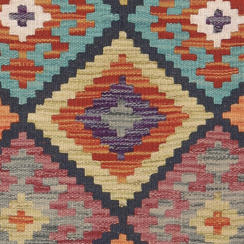 Kelim Carpet - Splash - 120 x 82 cm - flerfärgad