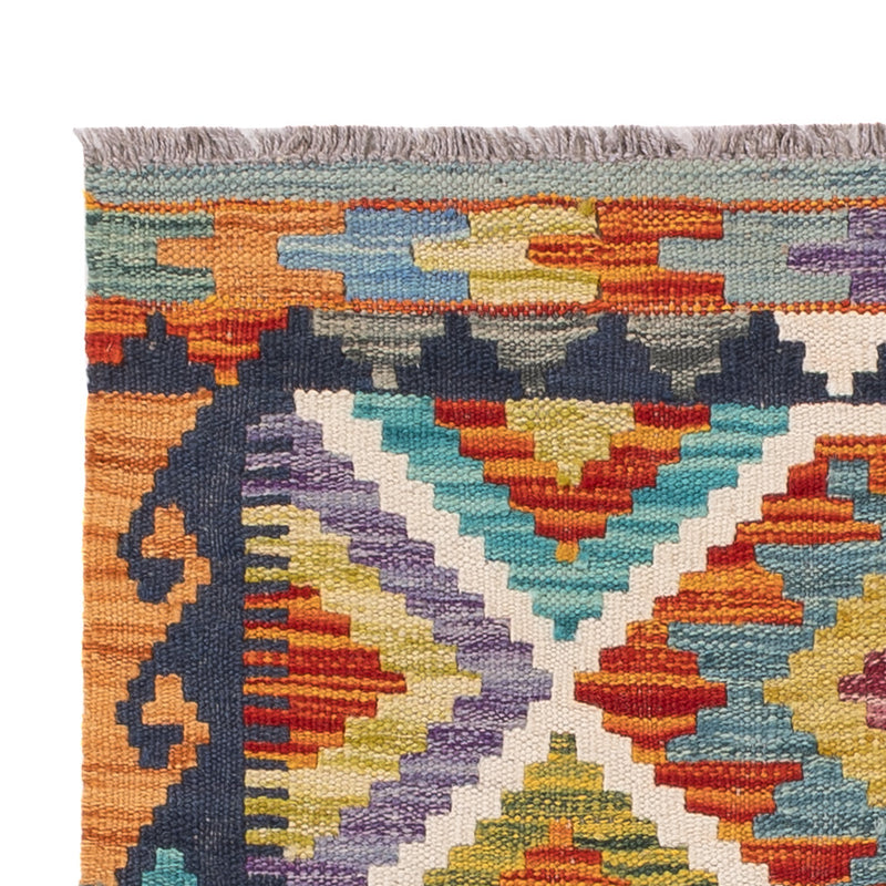 Kelim Carpet - Splash - 127 x 79 cm - flerfärgad