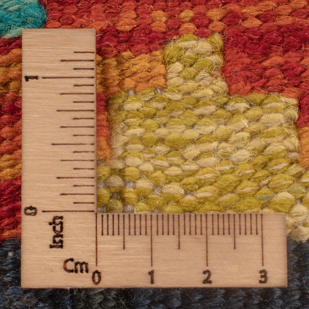 Kelim Carpet - Splash - 127 x 79 cm - flerfärgad