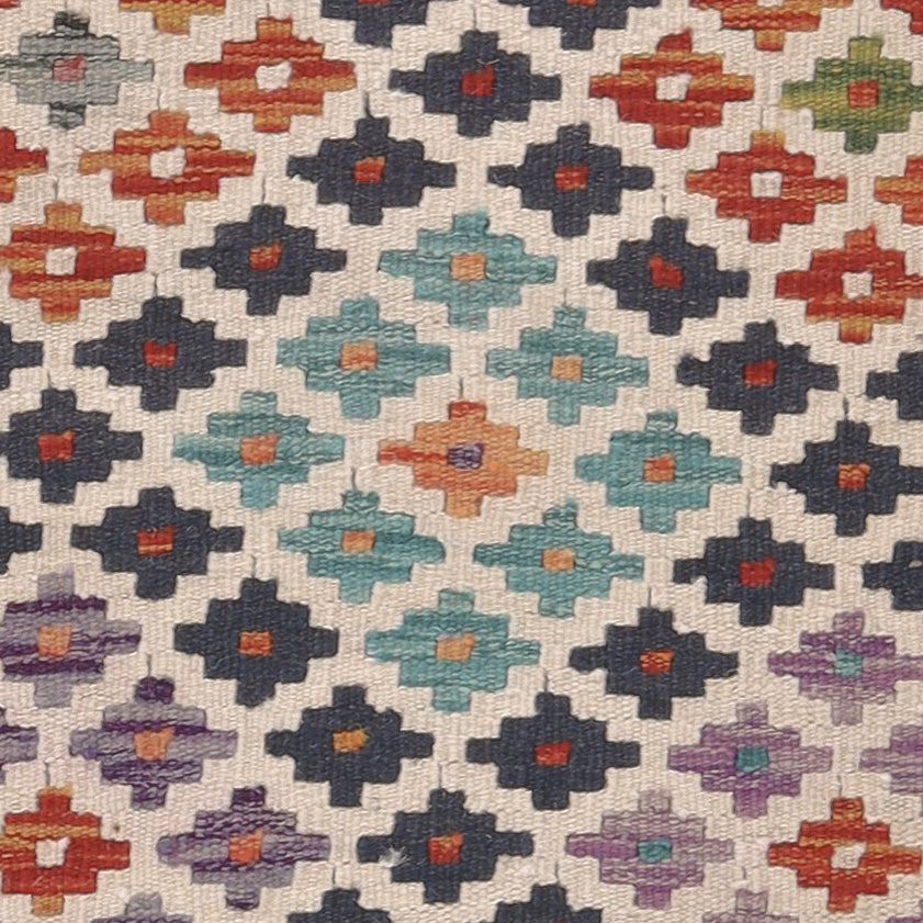 Kelim Carpet - Splash - 126 x 87 cm - flerfärgad