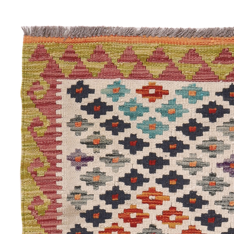 Kelim Carpet - Splash - 126 x 87 cm - flerfärgad